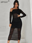 Vesper Sheer Mesh Three-Piece Skirt Set