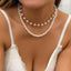 Evangeline Baroque Pearl Heart Necklace Collection