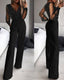 Valeria Feather-Trim Strapless Wide-Leg Jumpsuit One-piece