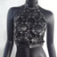 Noir Vixen Faux Leather Harness Set Two-piece