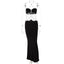 Chain Halter Bandage sleeveless backless maxi dress