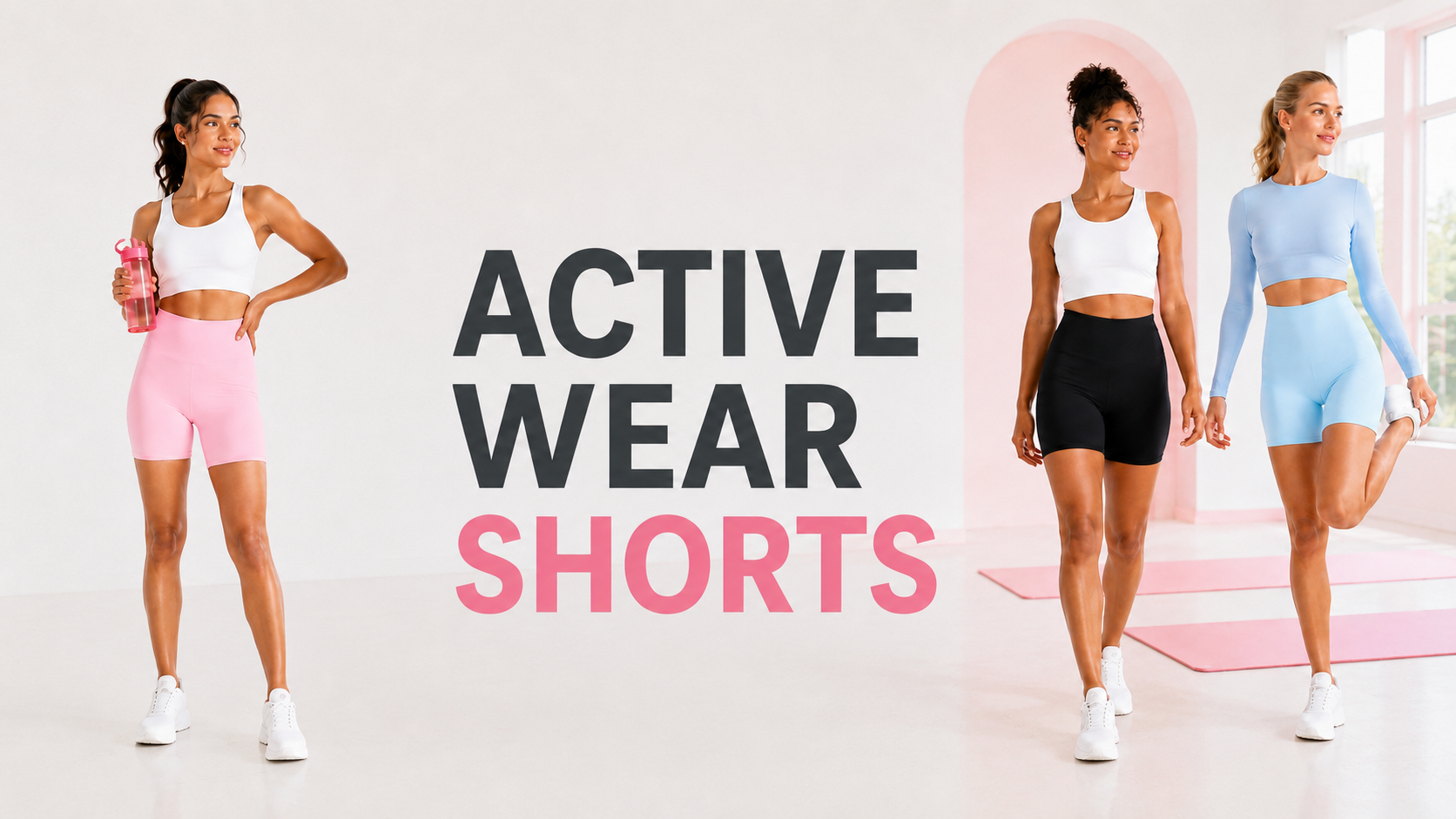 Fashionatix Active Wear Shorts centered collection banner