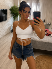 Sienna Wraparound Halter Top One-piece