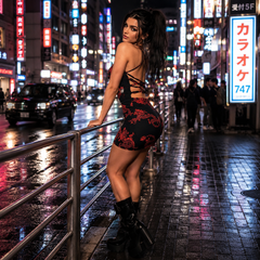 Crimson Tokyo Animal Print Bodycon Mini Dress