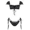 Colette Polka-Dot Lace Bikini Two-piece