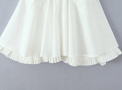 Vivian Cloudline Ruffled Halter Mini Dress