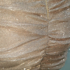 Summer Dress 2021 French Sequin Bridesmaid Prom Dresses Night Sexy Club Dress Slip Off The Shoulder Blue Open Back Dress S579