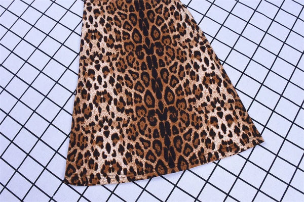 Savanna Animal-Print Flare Pants Apparel One-piece