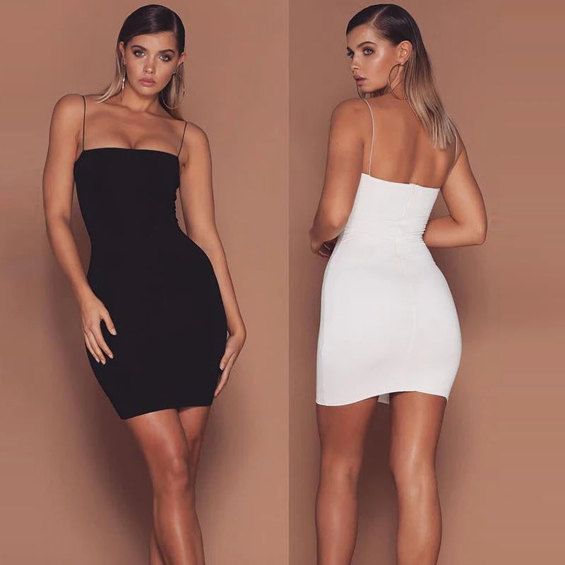 Naya Spaghetti-Strap Bodycon Mini Dress