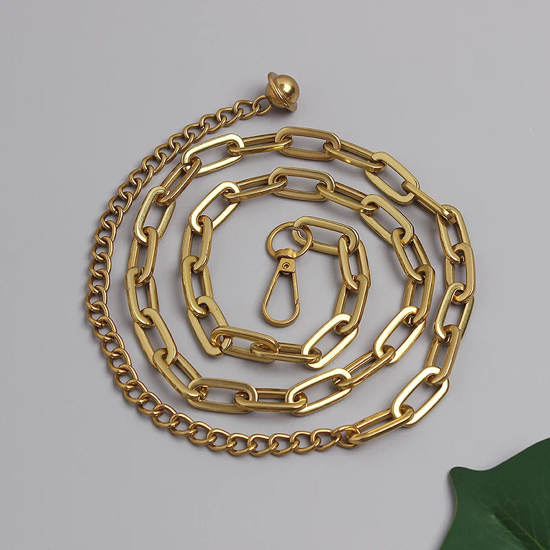 Amalia Bronze-Tone Chunky Link Waist Belly Chain