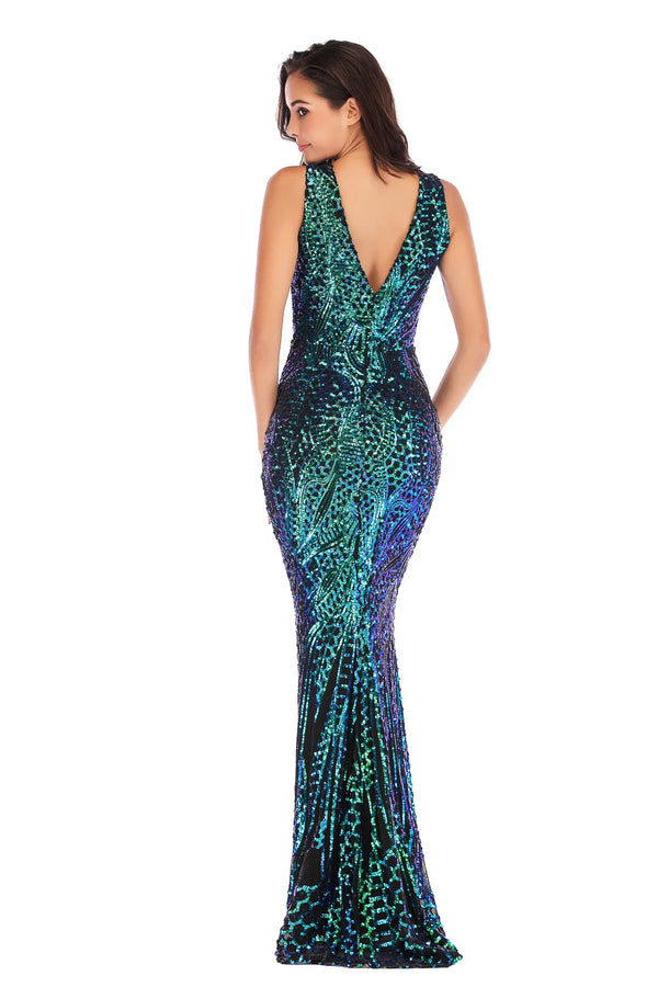 Octavia Sequin Mermaid Maxi Dress