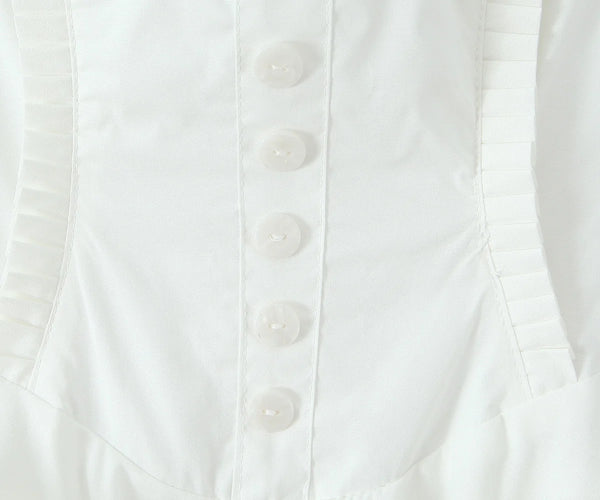 Vivian Cloudline Ruffled Halter Mini Dress