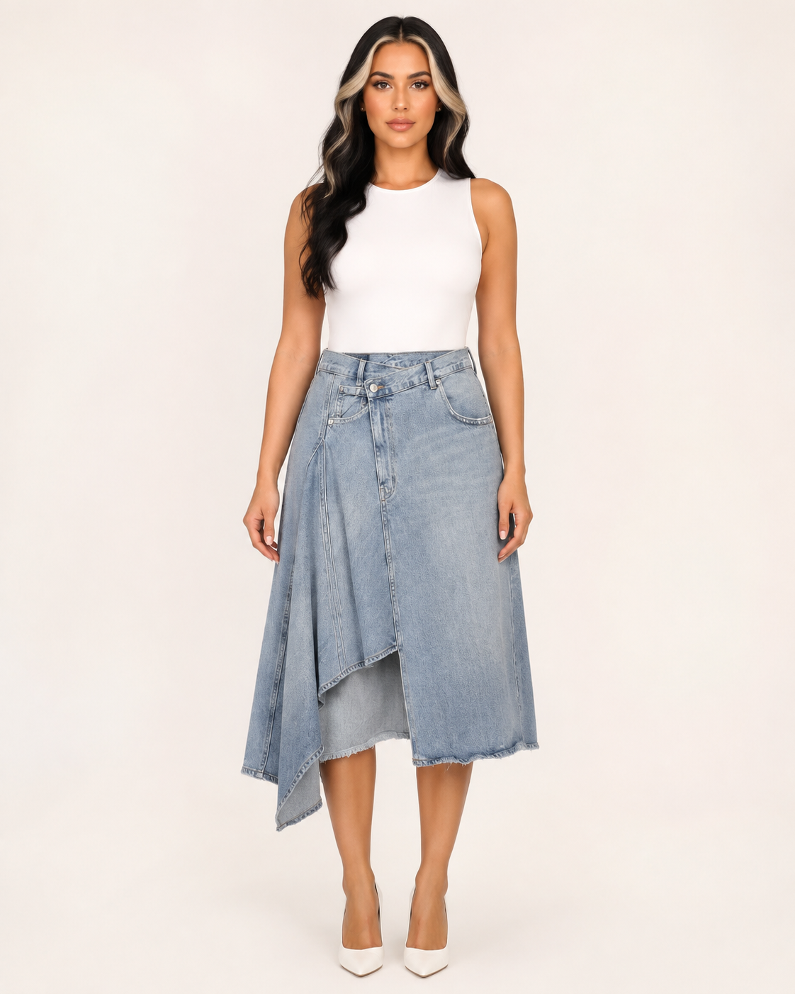 Aveline Lace Midi Skirt One-piece