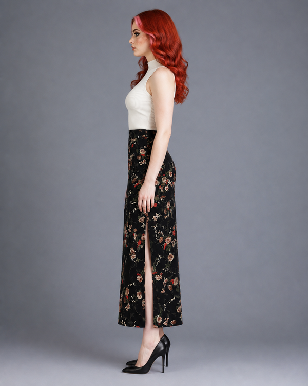 Hadley A-Line Floral Midi Skirt One-piece