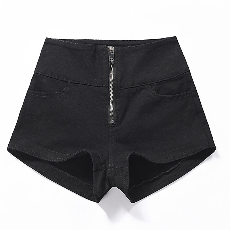 Zella High-Waist Zip Shorts