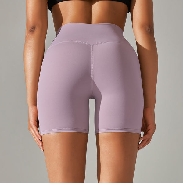 Ayla Seamless High-Waist Yoga Shorts One-piece