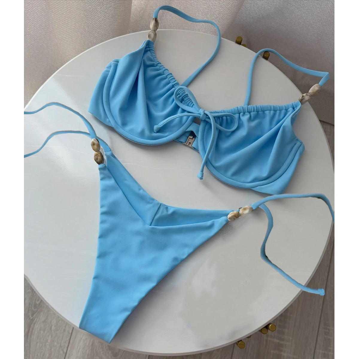Maribel Beaded Push-Up Bikini Two-piece Secondary image
