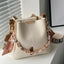 Delphine Ribbon-Chain Bucket Bag