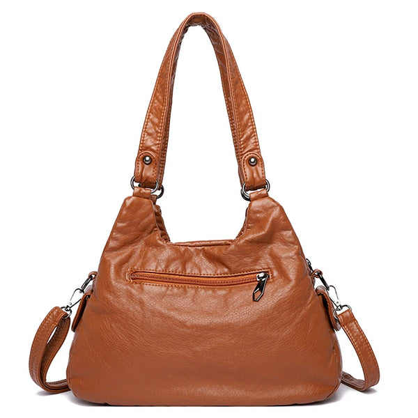 Desislava Textured Convertible Shoulder Handbag