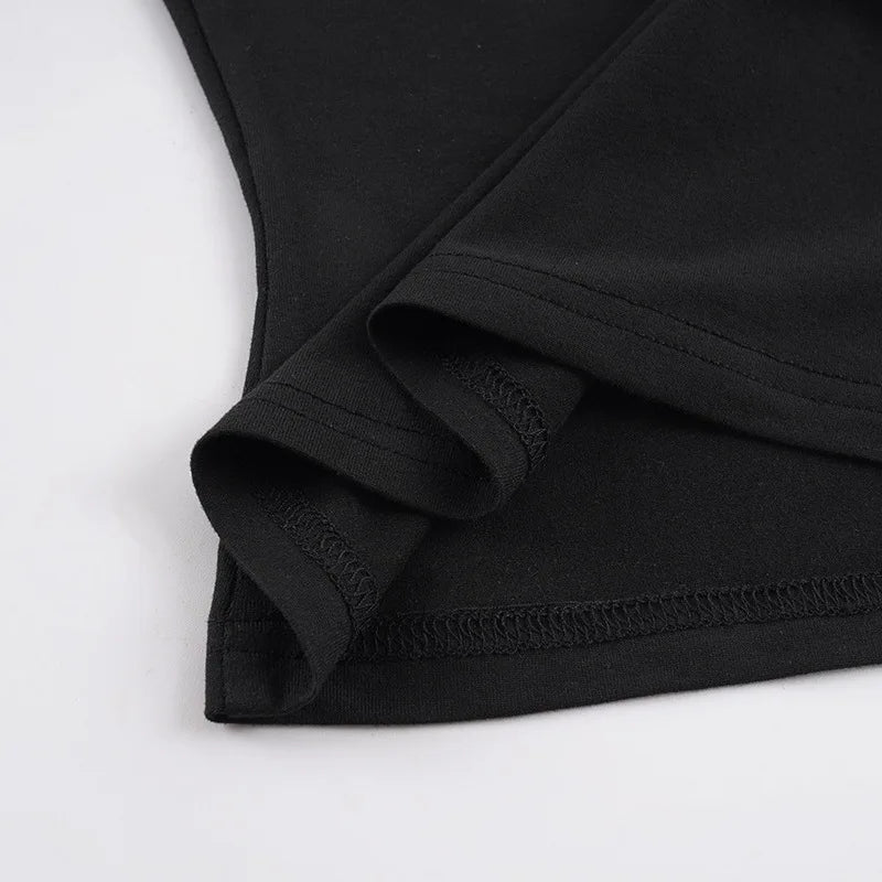 Kaia Asymmetrical One-Shoulder Cutout Top One-piece