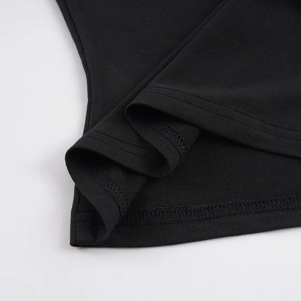 Kaia Asymmetrical One-Shoulder Cutout Top One-piece