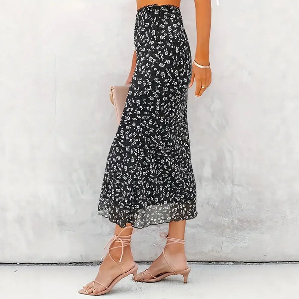 Lisette A-Line Floral Maxi Skirt One-piece