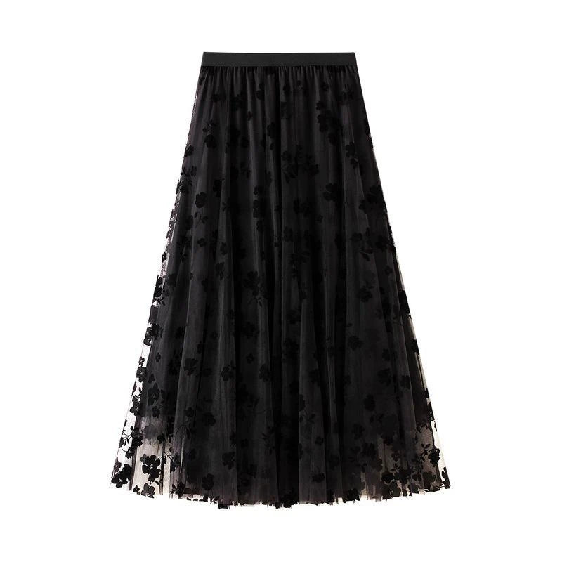 Nadia A-Line Floral Midi Skirt One-piece
