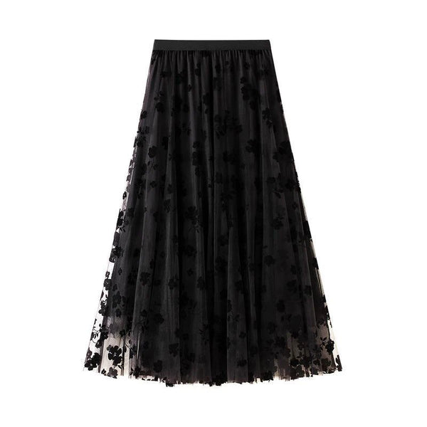 Nadia A-Line Floral Midi Skirt One-piece