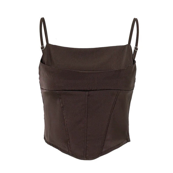 Aria Sculpted Corset Crop Top One-piece