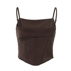 Aria Sculpted Corset Crop Top One-piece