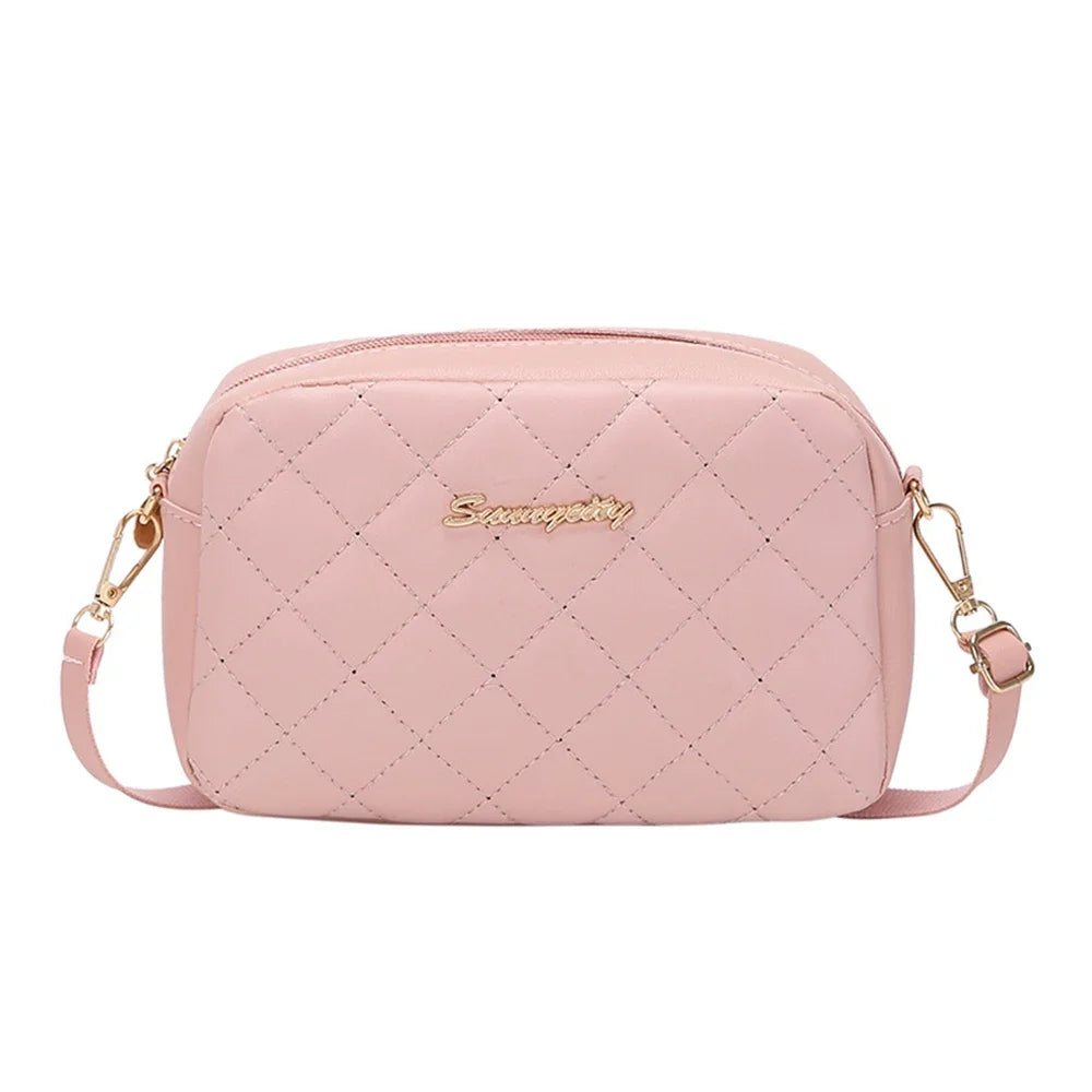 Camille Tassel Plaid Camera Bag