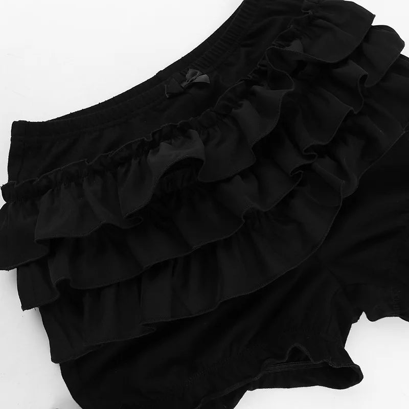 Juniper Lace-Bow Gothic Skort One-piece