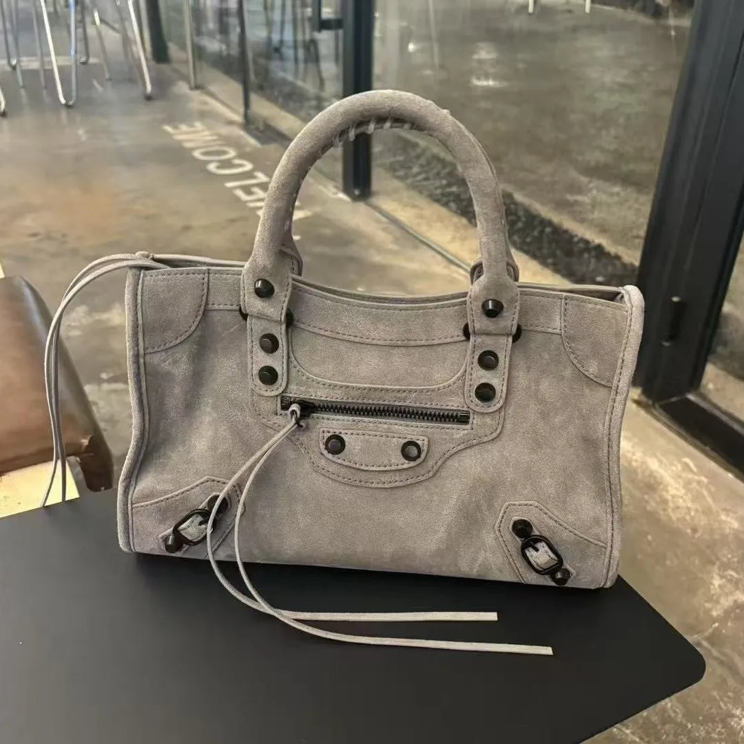 Colette Rivet Leather Moto Bag