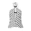 Carys Polka-Dot Tie-Front Halter Crop Top One-piece