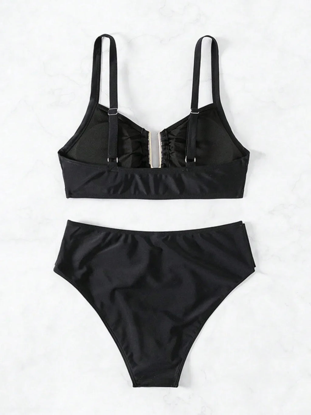 Nadia High-Waist Backless Bikini Two-piece