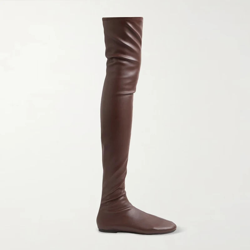 Imogen Flat Over-the-Knee Stretch Boots