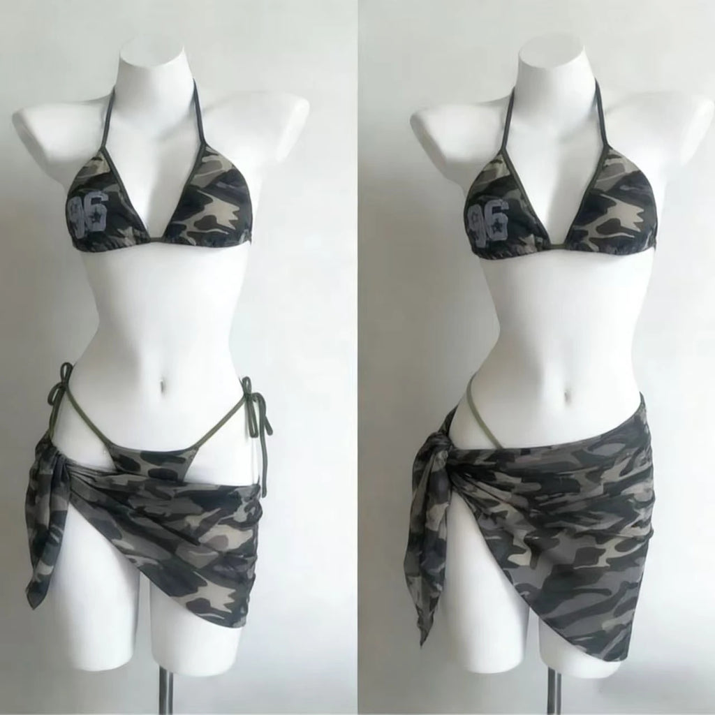 Aurelia Printed High-Waist Bikini Two-piece