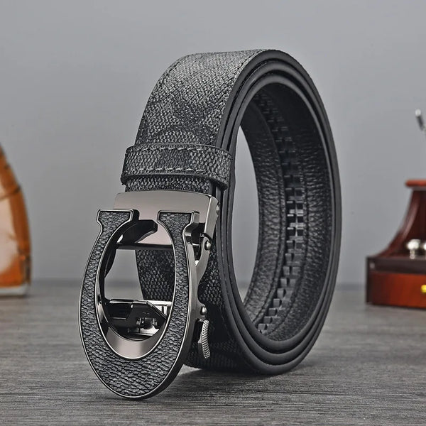 Orion Genuine Leather Automatic-Buckle Belt
