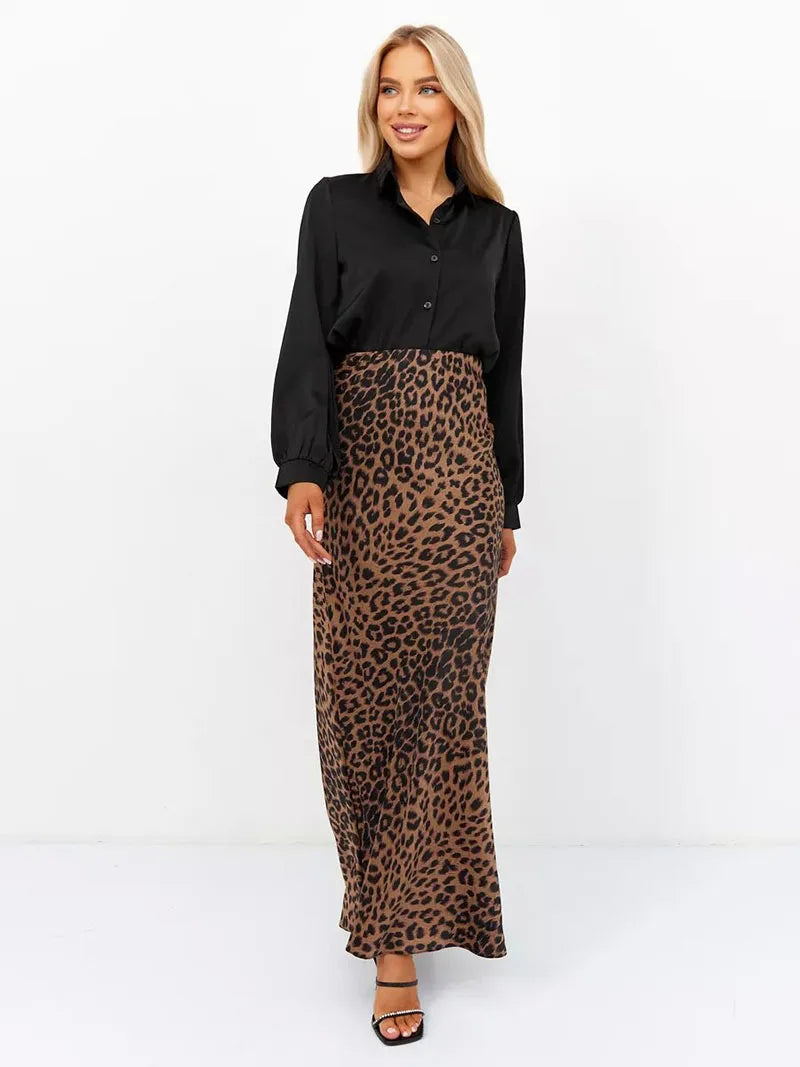 Ottilie Satin Midi Skirt One-piece