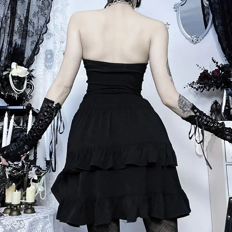 Uma A-Line Mini Skirt One-piece