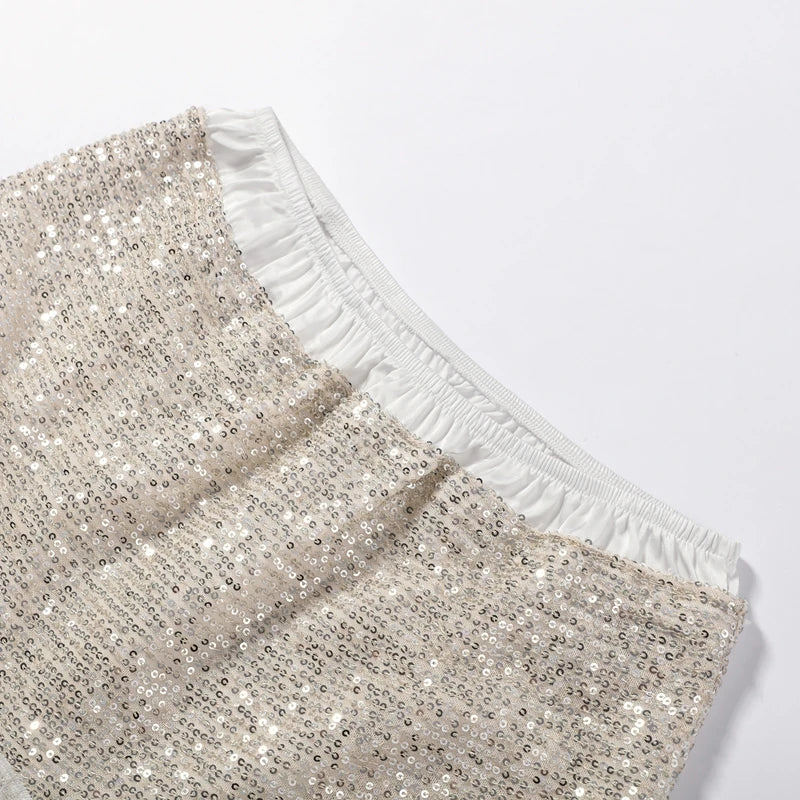 Seraphina Sequin Sheer Top & Mini Skirt Collection