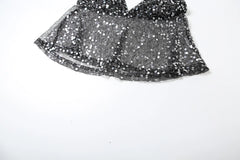 Luna Starlight Sequin Spaghetti Strap Party Top