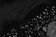 Cecelia Midnight Lace Asymmetry Sleeveless Midi Dress