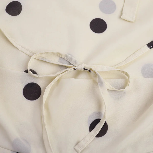 Poppy Polka-Dot Halter A-Line Mini Dress
