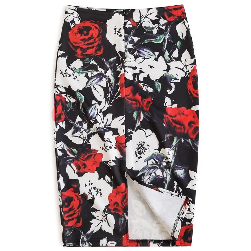 Dahlia Elegant Midi Skirt One-piece