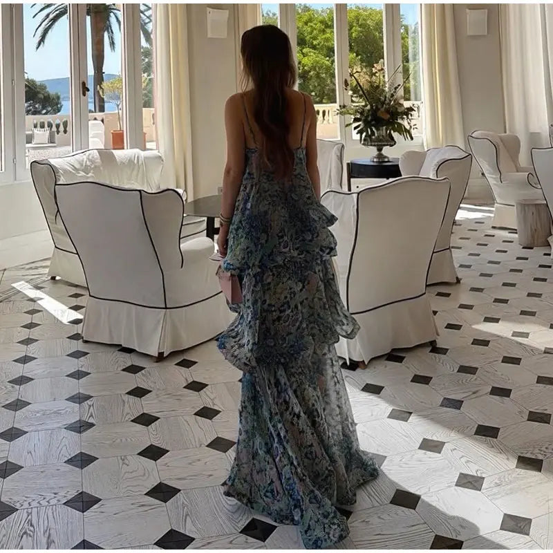 Kendra Ruched Maxi Dress
