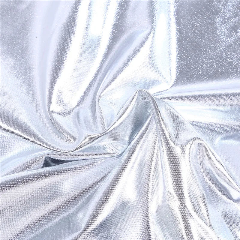 Nova Metallic PU Strapless Bodycon Mini Dress