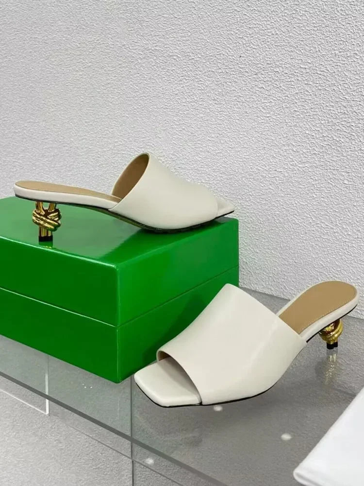 Vienna Square-Toe Party Sandals