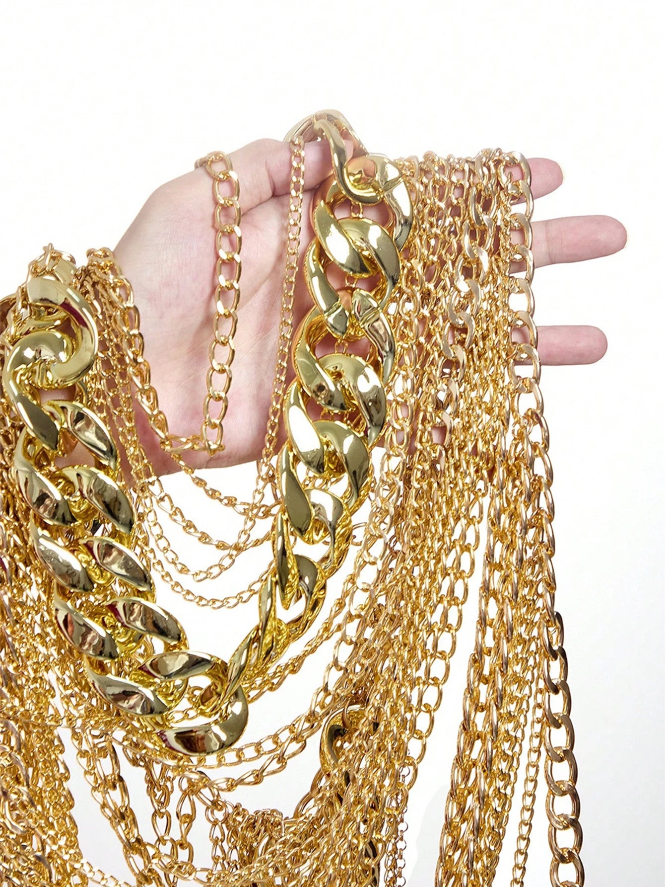 Azalea Metal Chain Backless Mini Dress