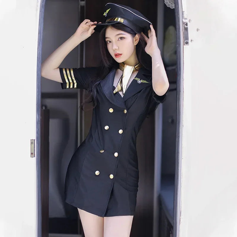 Noir Police & Stewardess Costume Collection Secondary image